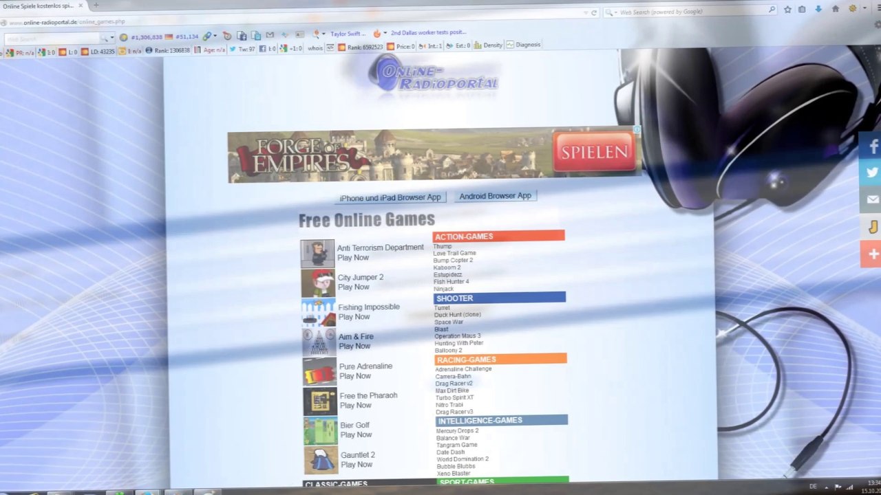 Radio portal - internet radio hören