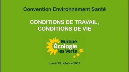 Convention Santé : Conditions de travail, conditions de vie.