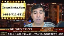 Thursday Night NFL Picks Predictions Betting Line Odds Point Spread Previews 10-16-2014