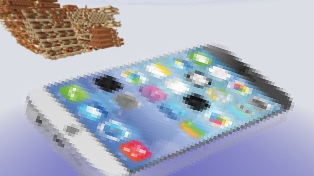 Apple iPhone dans Minecraft