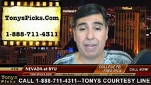 BYU Cougars vs. Nevada Wolf Pack Free Pick Prediction NCAA College Football Odds Preview 10-18-2014