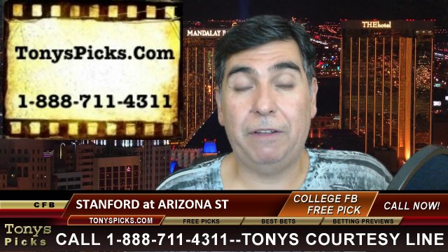 Arizona St Sun Devils vs. Stanford Cardinal Free Pick Prediction NCAA College Football Odds Preview 10-18-2014