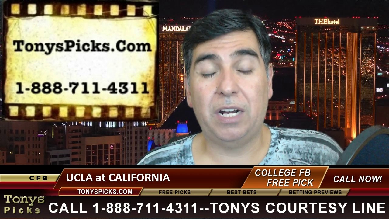 California Golden Bears vs. UCLA Bruins Free Pick Prediction NCAA College Football Odds Preview 10-18-2014