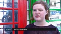 فناوری برتر؛ باجه های سبز تلفن در لندن