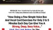Deep Voice Mastery Review & Bonus WATCH FIRST Bonus + Discount