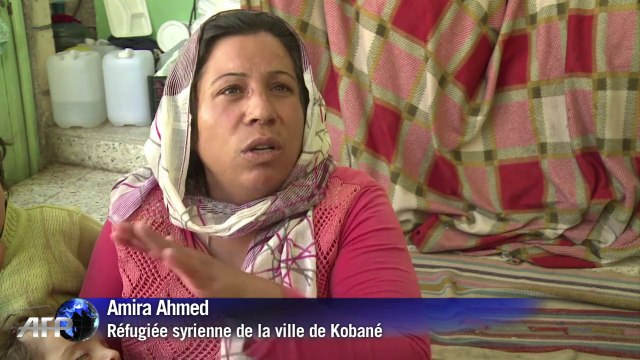 Des réfugiés kurdes trouvent refuge dans une mosquée en Turquie