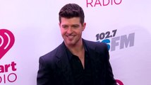 Robin Thicke Had Himself a Divorce Party with Beautiful Models