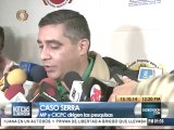 MIJ: Sebin colabora con pesquisas en caso Serra