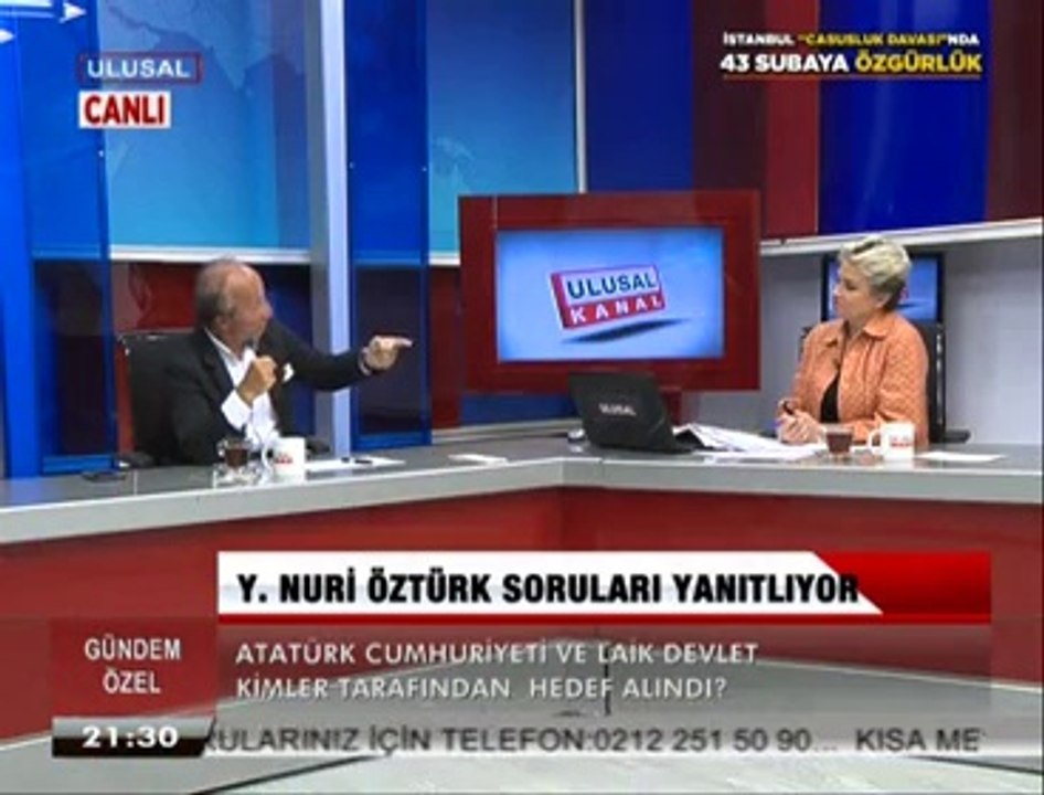 Gülgün Feyman ile Gündem Özel konuk Yaşar Nuri ÖZTÜRK 2 15 Ekim 2014