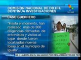 Se han realizado 300 diligencias en Ayotzinapa: DDHH de México