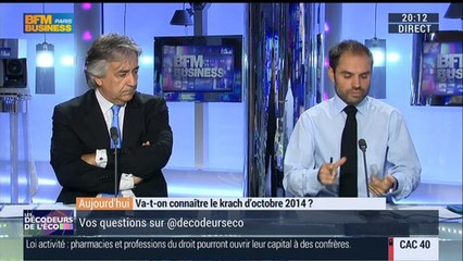 Marchés boursiers: faut-il craindre un krach pour ce mois d'octobre ? (1/2) - 15/10