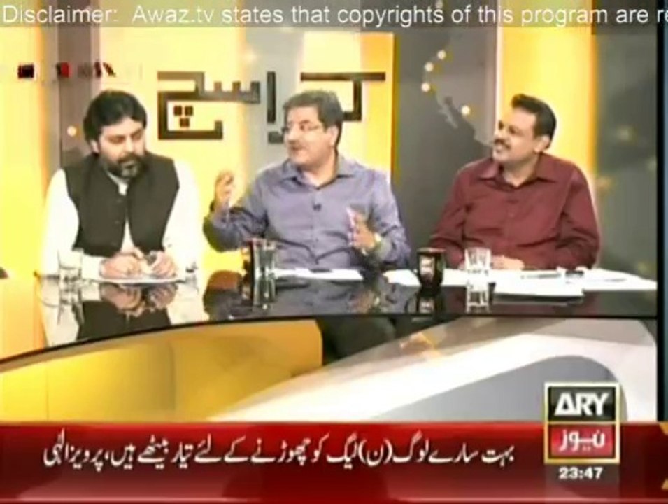 Khara Sach With Mubashir Lucman 11pm to 12am - 15th October 2014