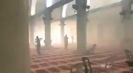Al Aqsa Mosque Bombed by Israeli Soldiers 13-10-2014