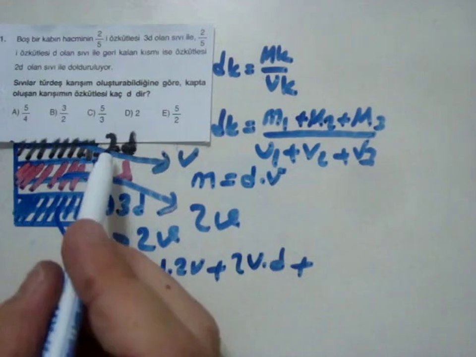 ÖZKÜTLE  TEST 4  SORU 1   VİDEO ÇÖZÜMÜ