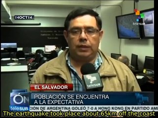 El Salvador quake kills one homeless man