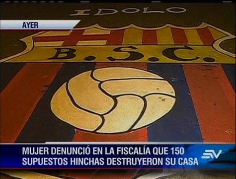 Acusan de vandalismo a grupo de supuestos hinchas de Emelec