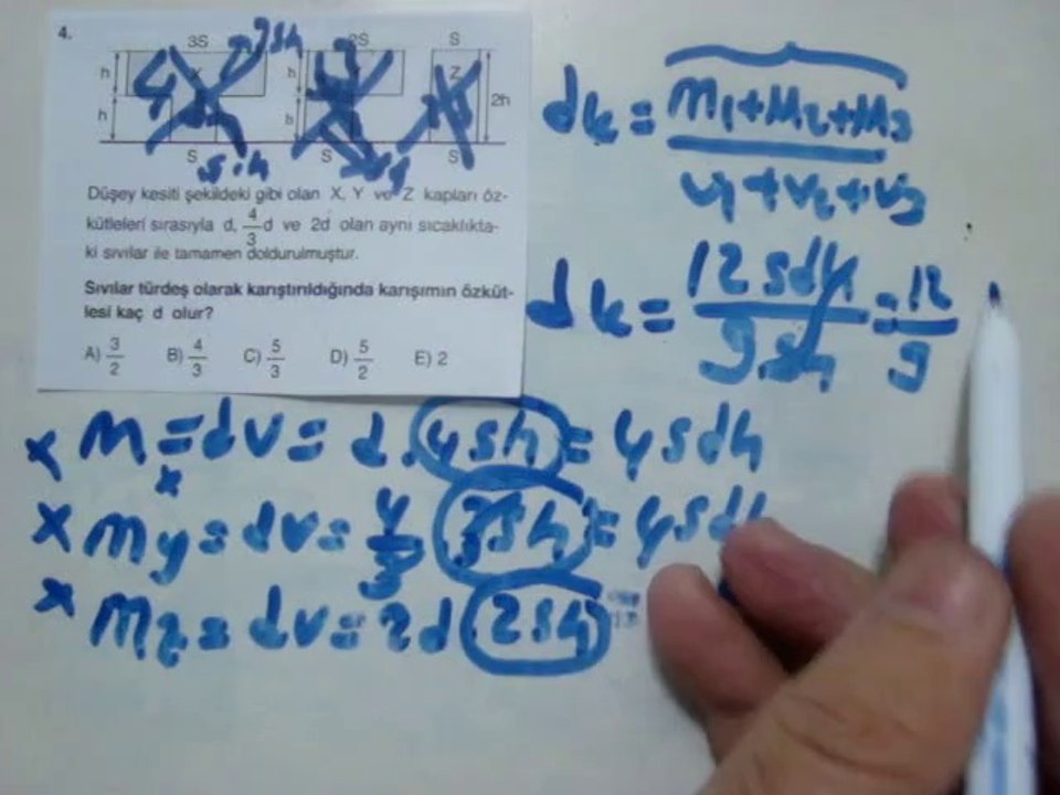 ÖZKÜTLE  TEST 4  SORU 4  VİDEO ÇÖZÜMÜ