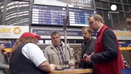German rail drivers strike for second time in a week