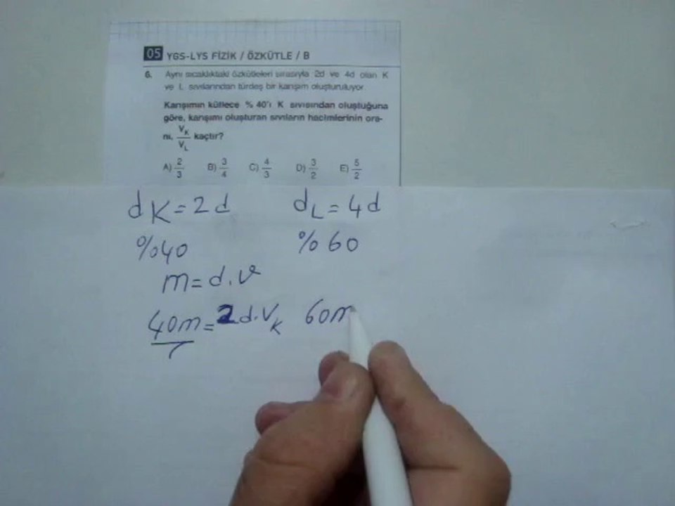 ÖZKÜTLE  TEST 4  SORU 6  VİDEO ÇÖZÜMÜ