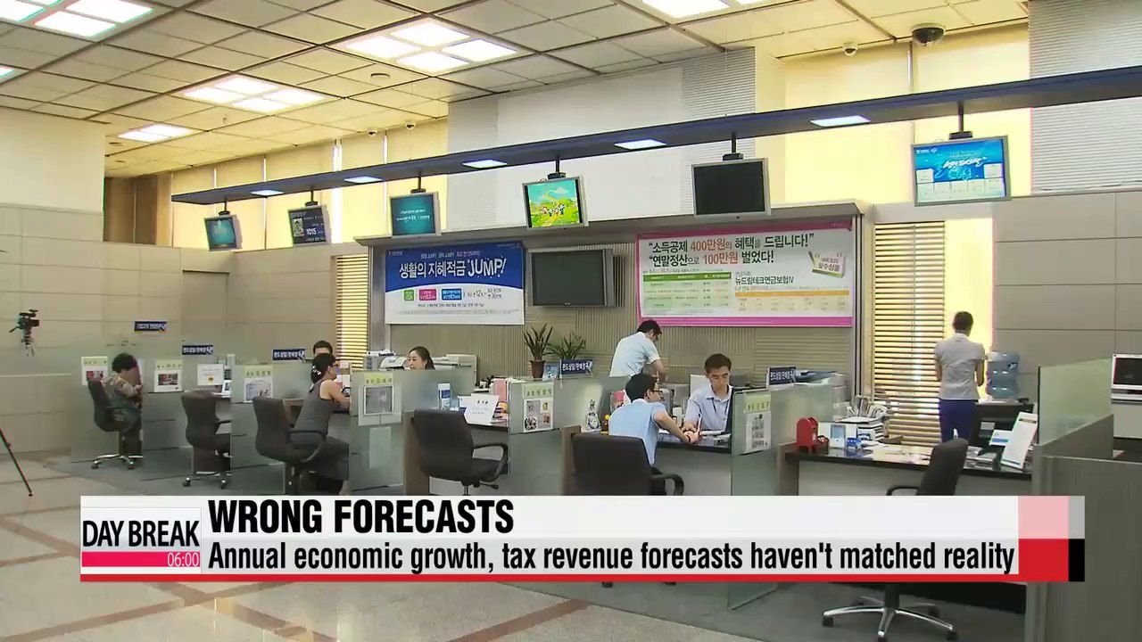 Annual economic growth, tax revenue forecasts haven't matched reality