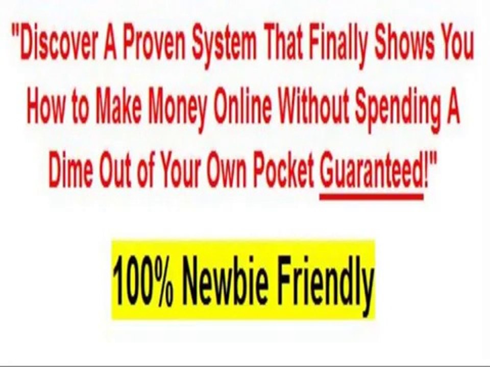 No Cost Income Stream system