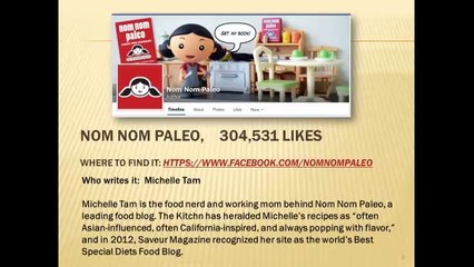 Paleo Facebook Guide Summary