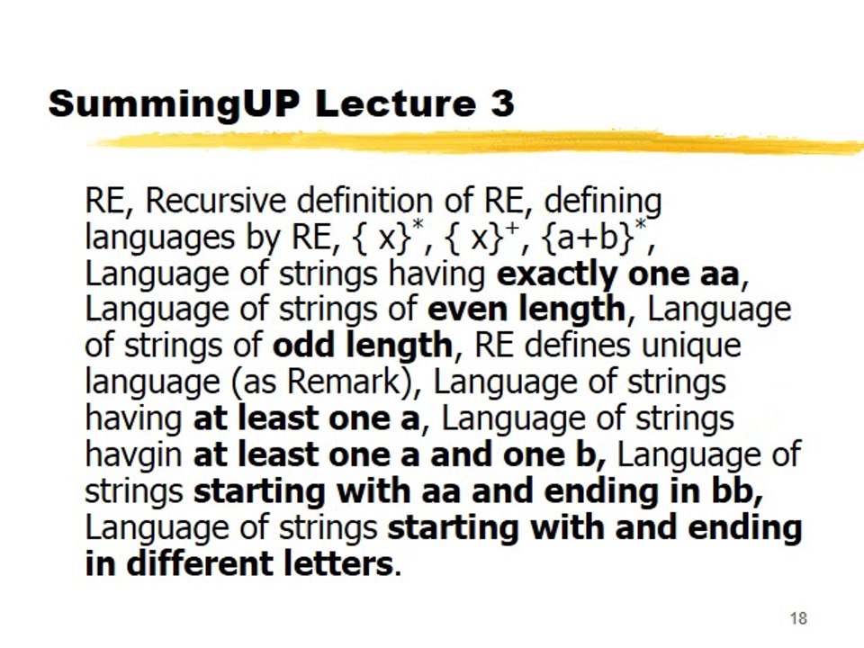 CS402 - slides of Lesson 03