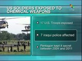 US soldiers exposed to chemical weapons in Iraq