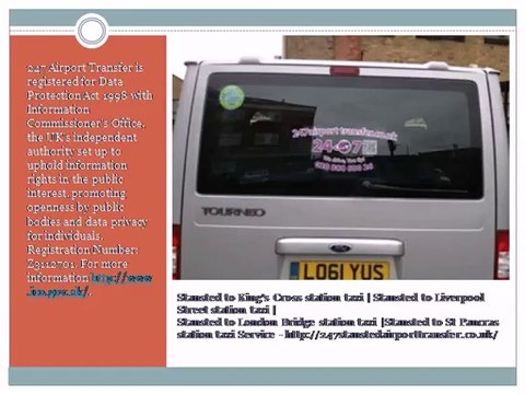 Stansted to St Pancras Station Taxi - 247stanstedairporttransfer.co.uk