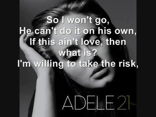 Adele - He Won't Go - Lyrics