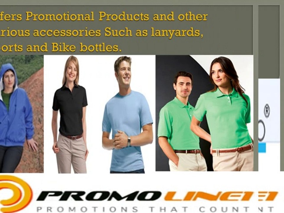Promoline1 offers Custom Embroidered Shirts, T-Shirts For Uniforms, Promotions.