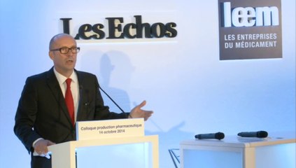 Introduction Colloque Production par Patrick Errard, président du Leem le 14/10/2014