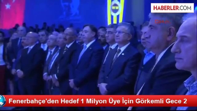 Fenerbahçe'den Hedef 1 Milyon Üye Projesi İçin Görkemli Gece