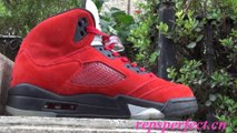 Authentic Air Jordan 5 Raging Bull Red Suede Review From repsperfect.cn