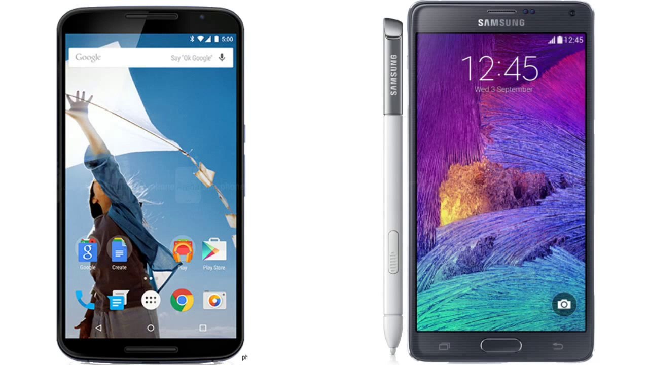 Nexus 6 vs Galaxy Note 4