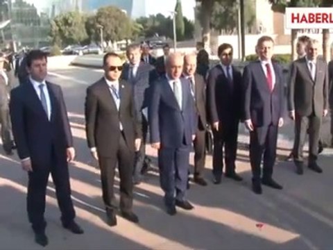 Ulaştırma Denizcilik ve Haberleşme Bakanı Lütfi Elvan Azerbaycan'da