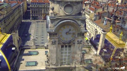 La ville de Lyon filmée par un drone