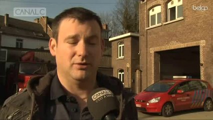 Le service 100 de Namur en grève