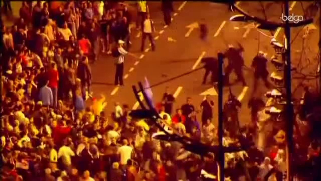 Echauffourées lors la manifestation de soutien à Mladic