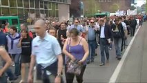 Manifestation contre l'interdiction de fumer dans les cafés