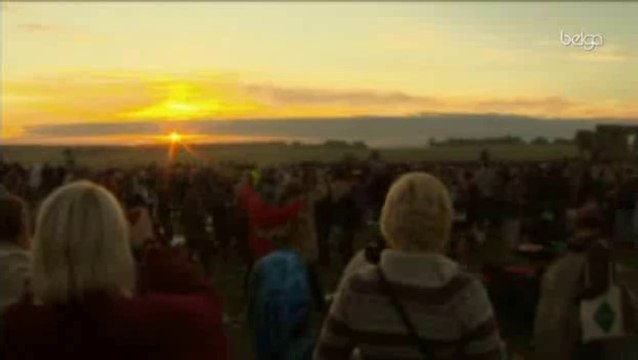 Rassemblement à Stonehenge pour le solstice d'été