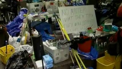 Les 'Occupy Wall Street' bientôt délogés?