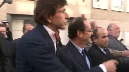 Elio Di Rupo rencontre François Hollande à Bruxelles