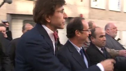 Rencontre entre Elio Di Rupo et François Hollande