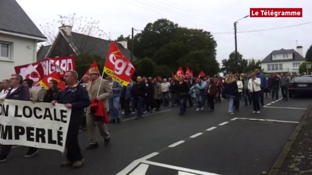 Quimperlé. Loi santé : un défilé de 200 personnes