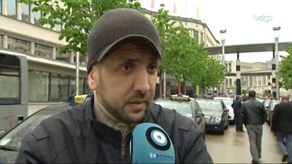 Manifestation de taxis à Bruxelles