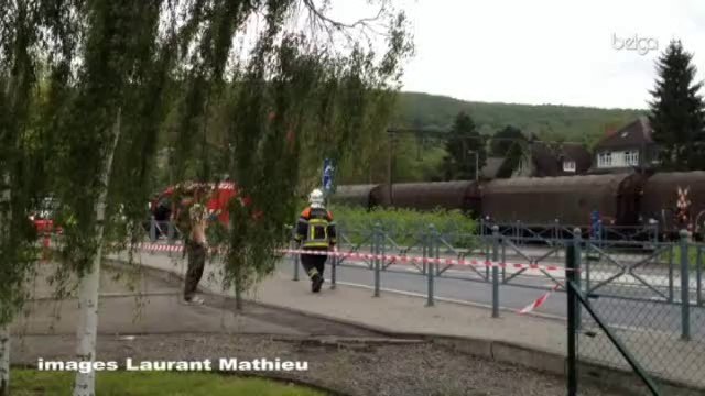 Godinne: collision entre deux trains de marchandises