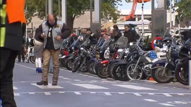 Des milliers de motards en colère à Bruxelles