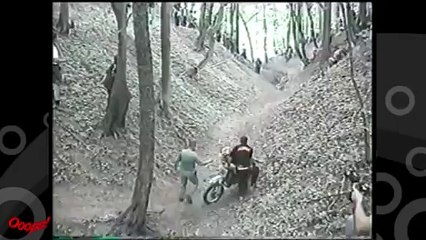 Funny Mountain Biker&#039;s Tree Encounter - Video Dailymotion
