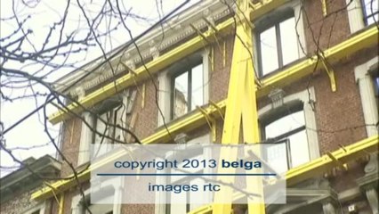 Une partie d'un immeuble s'est effondrée au centre de Liège